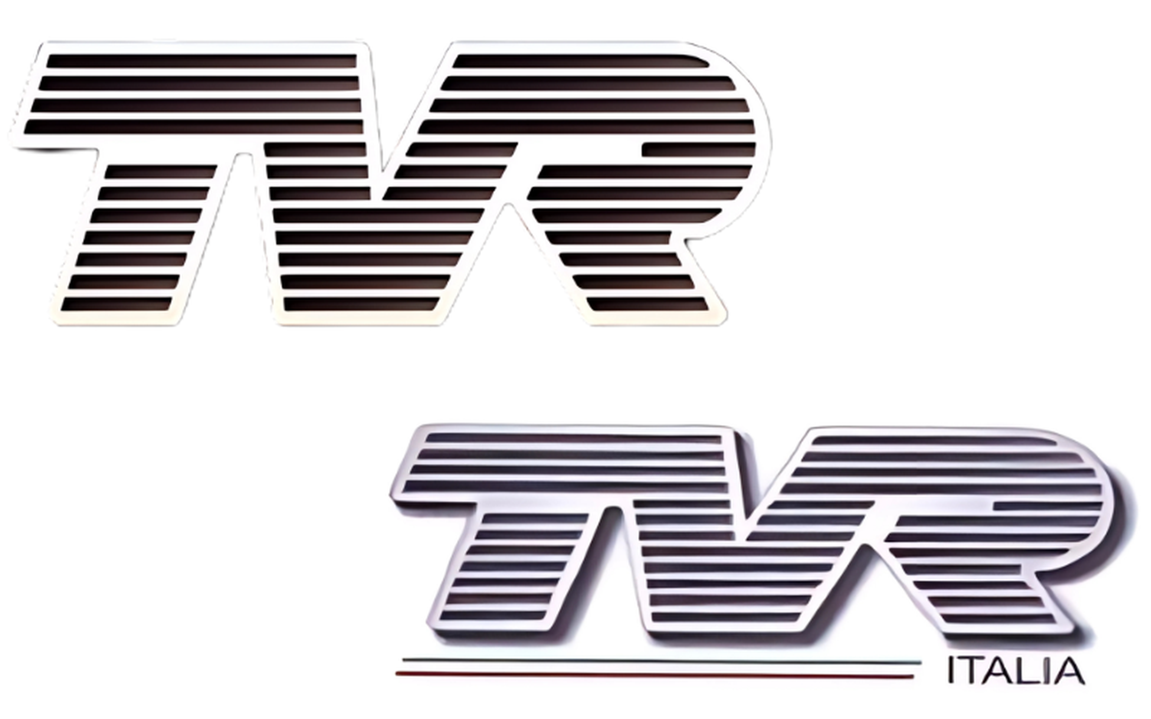 The obvious similarity to TVR Italia's prior registered mark (bottom) was the cause for opposing the registration of TVR Automotive's younger mark (top) on relative grounds.